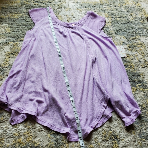 Free People Keep it Casual Tee in Lilac Fields - Picture 11 of 14